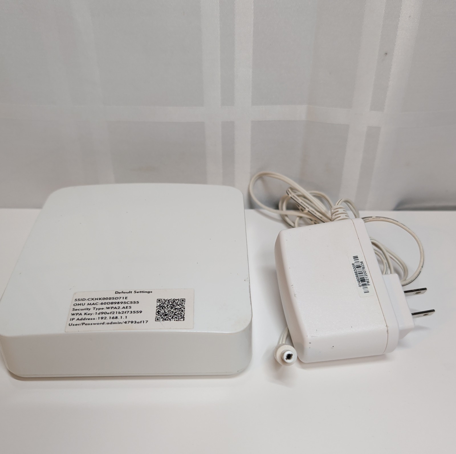 CALIX GIGASPIRE 100-05493 BLAST U4 WIRELESS ROUTER GS2028E