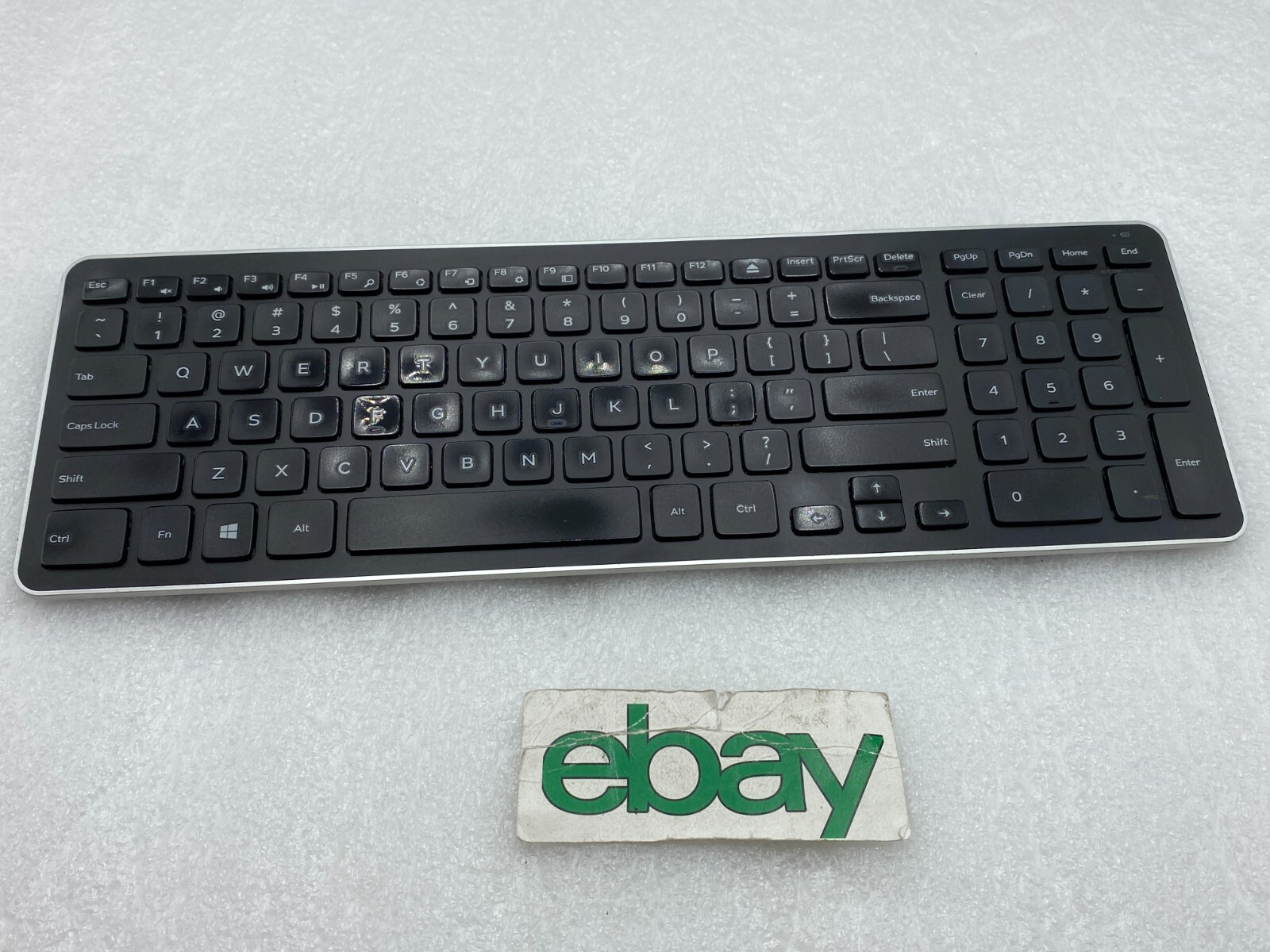 Dell KM713 / KM714 Wireless Bluetooth Keyboard NO LOGITECH RECIEVER - Free S/H