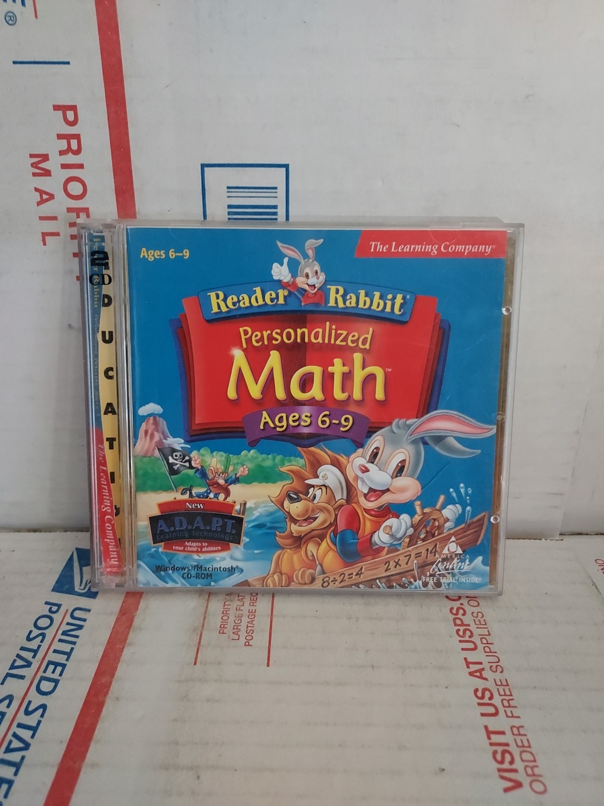 Reader Rabbit Personalized Math 6 - 9 ADAPT Deluxe 2-CD Set PC Software - #163