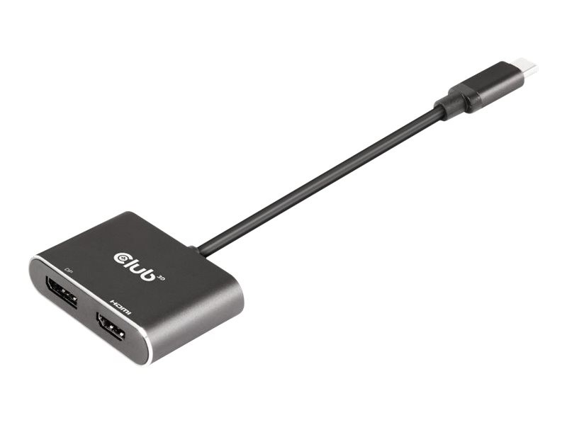 Club 3D Multi Stream Transport Hub USB 3.2 Type C > DisplayPort+ HDMI CSV-1552