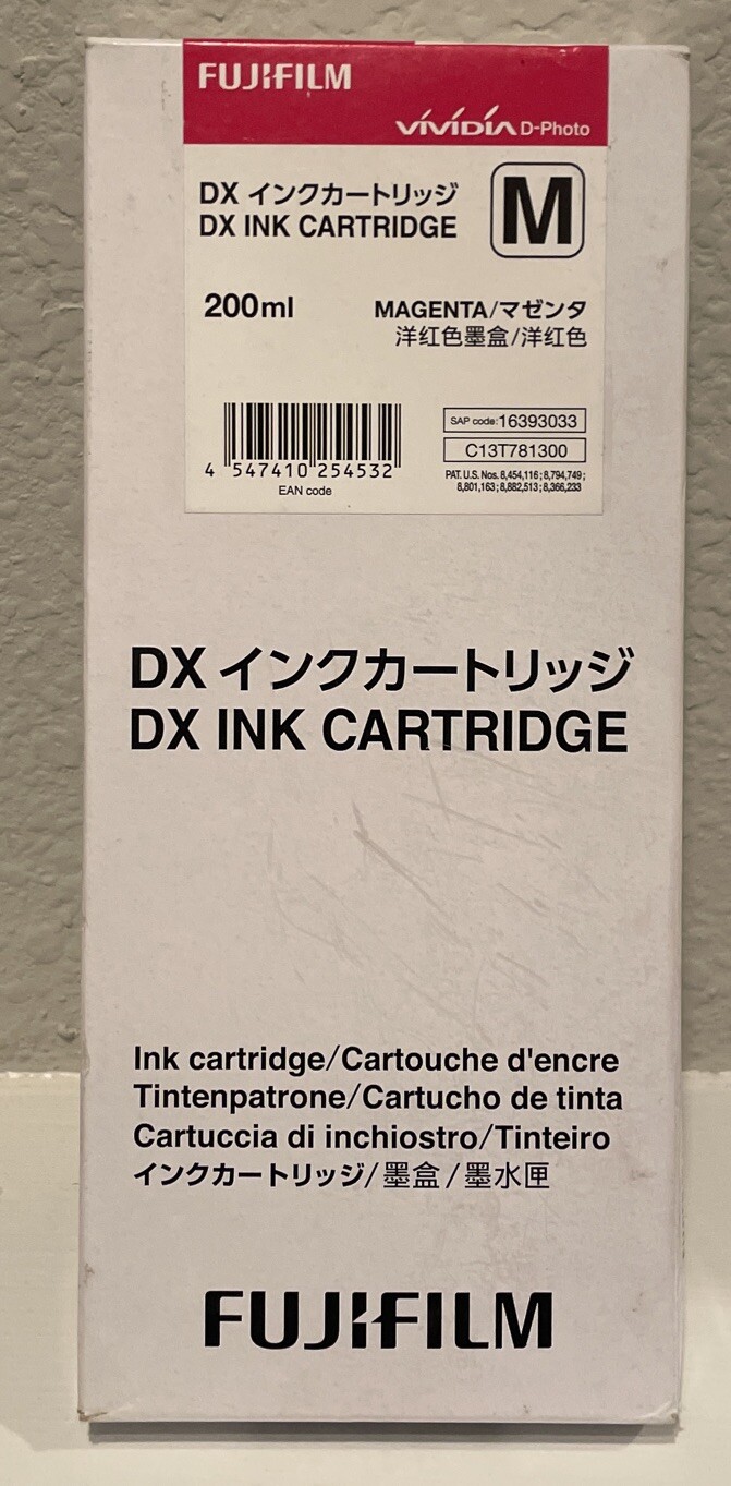 FUJIFILM - Magenta DX Ink Cartridge 200ml Fujifilm Frontier Exp. 9/24 or later