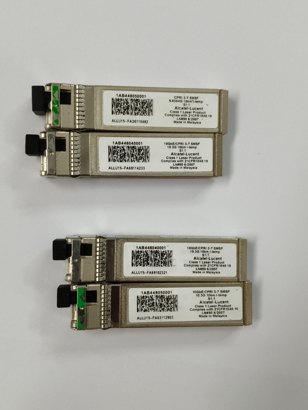 Alcatel-Lucent 1AB448050001 BiDi 10GbE/CRPI 3-7 SMSF 10.3G 10km I-Temp S1.1 Modu