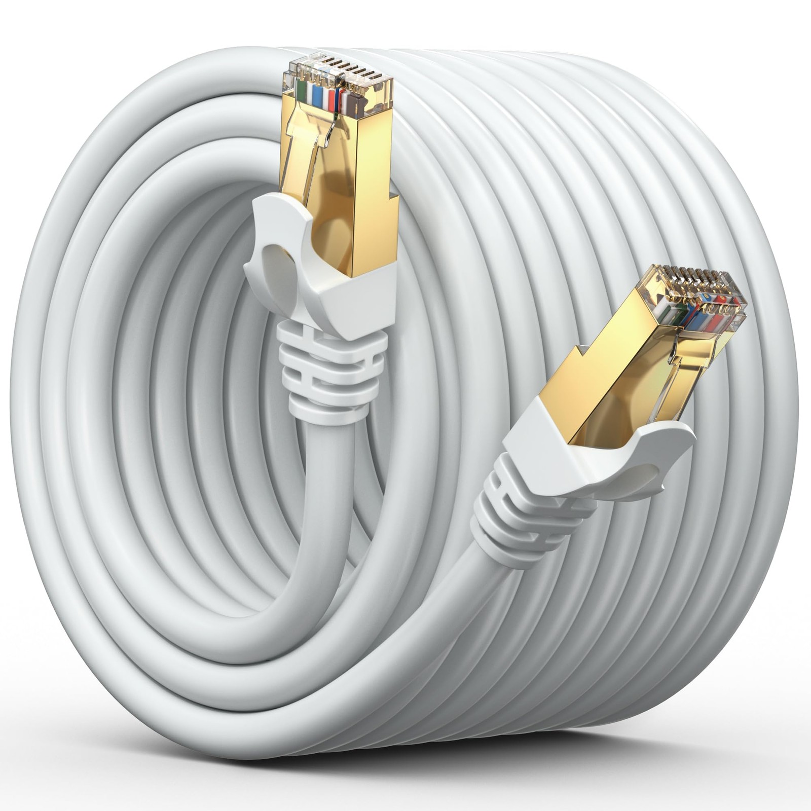 Cat 7 Ethernet Cable 75 ft - High-Speed Cat7 Internet & Network LAN Patch Cab...