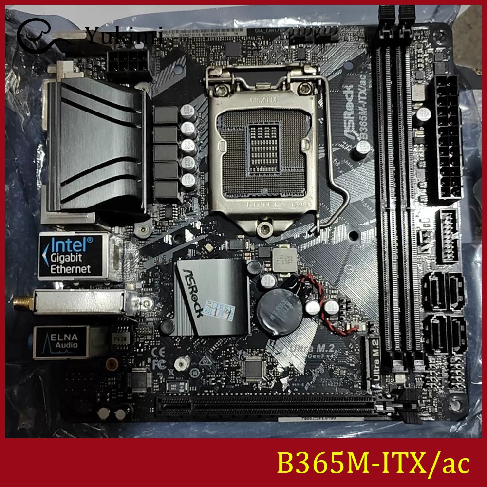 FOR ASROCK B365M-ITX/ac Socket 1151 DDR4*2 32GB Mini-ITX Ｍotherboard Test OK