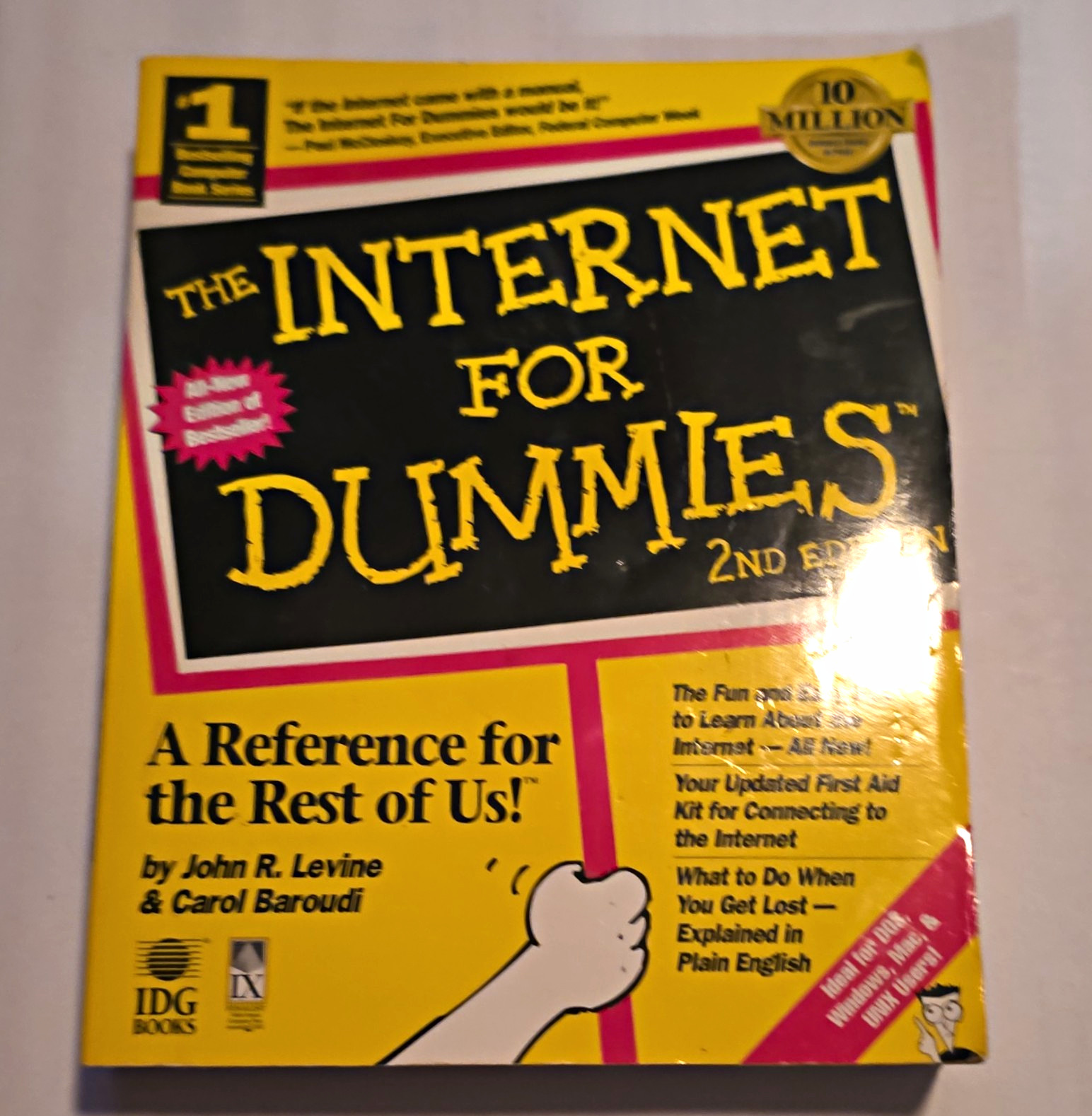IDG Books The Internet For Dummies 2nd Edition Trade Paperback English