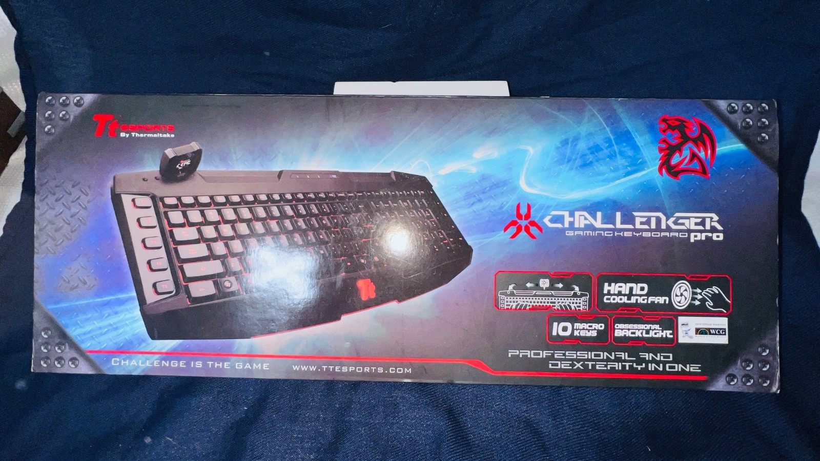 Tt ESPORTS Challenger Pro Illuminated Back Light Mechanical Pro Gaming Keyboard