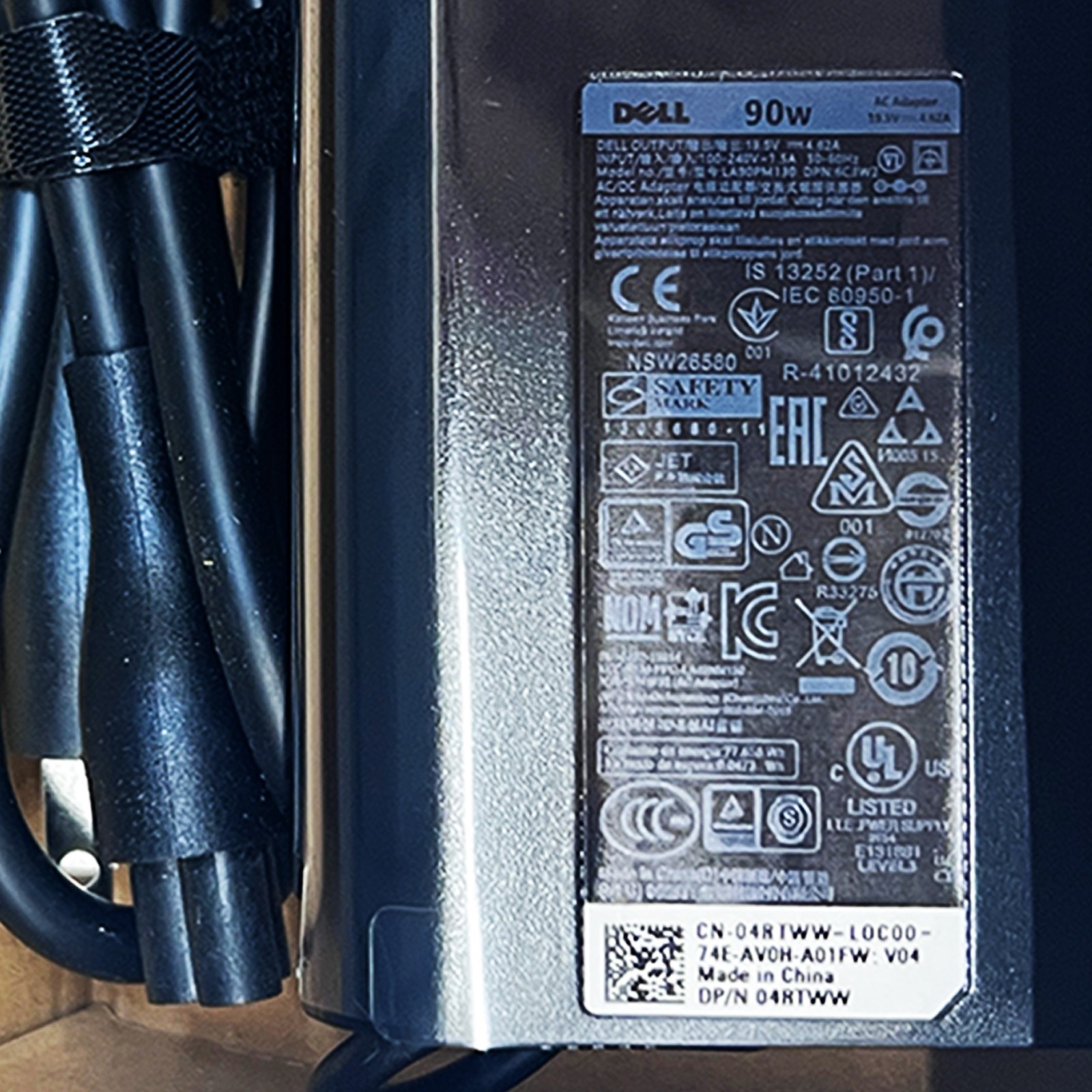 Genuine 90W AC Adapter Charger For Dell Latitude Inspiron 5420 Laptop 7.4*5.0mm