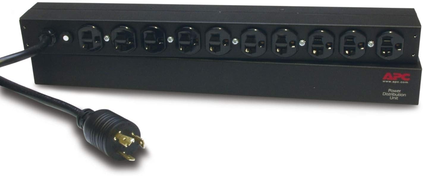 OPEN BOX NEW APC AP9564 Basic 1U Rack PDU 20A 120V L5-20P 10x 5-20R Outlets