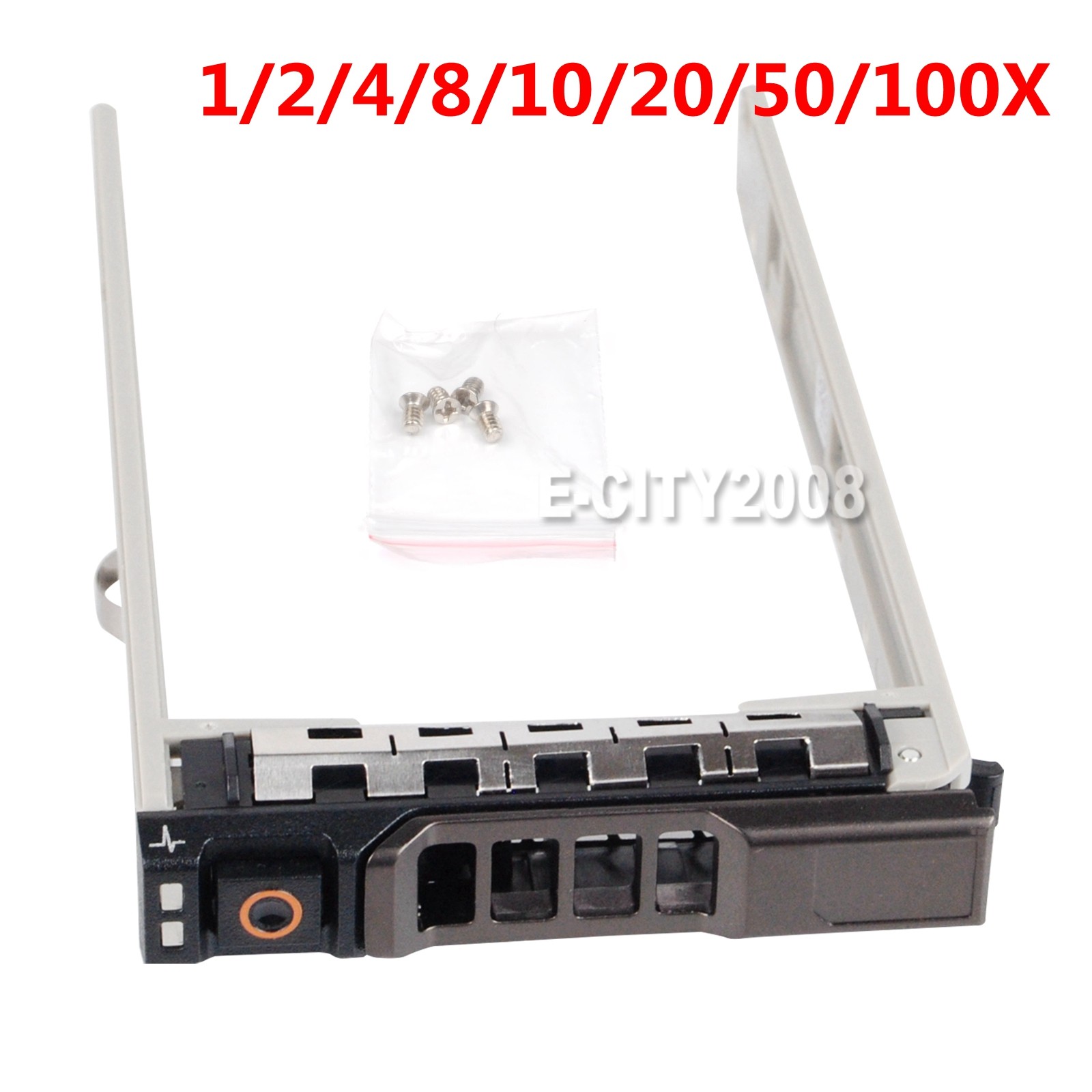 8FKXC G176J 2.5" HDD Tray Caddy For Dell R310 R410 R510 R610 R710 R730 R630 T420