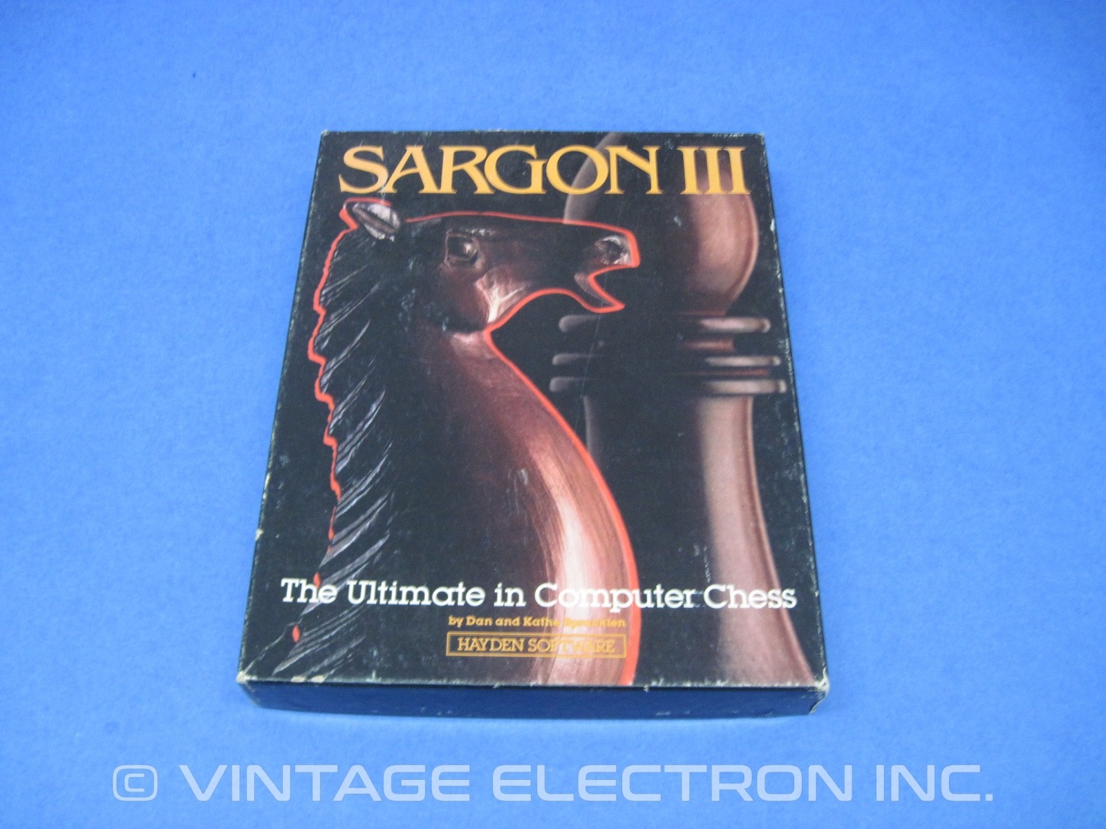 SARGON III - Computer Chess User's Guide & Box (No Software) - Apple II Series