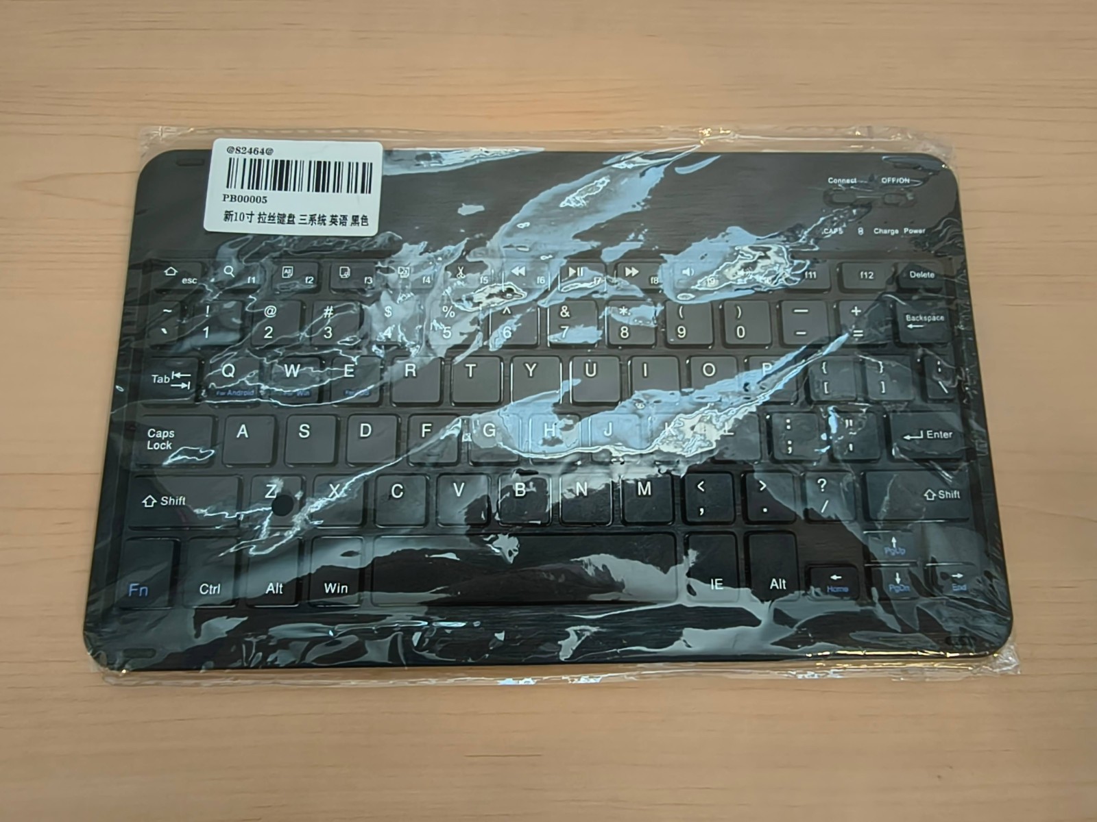 10 Inch Wireless Bluetooth Keyboard Black Android Windows iOS Tablet PB00005