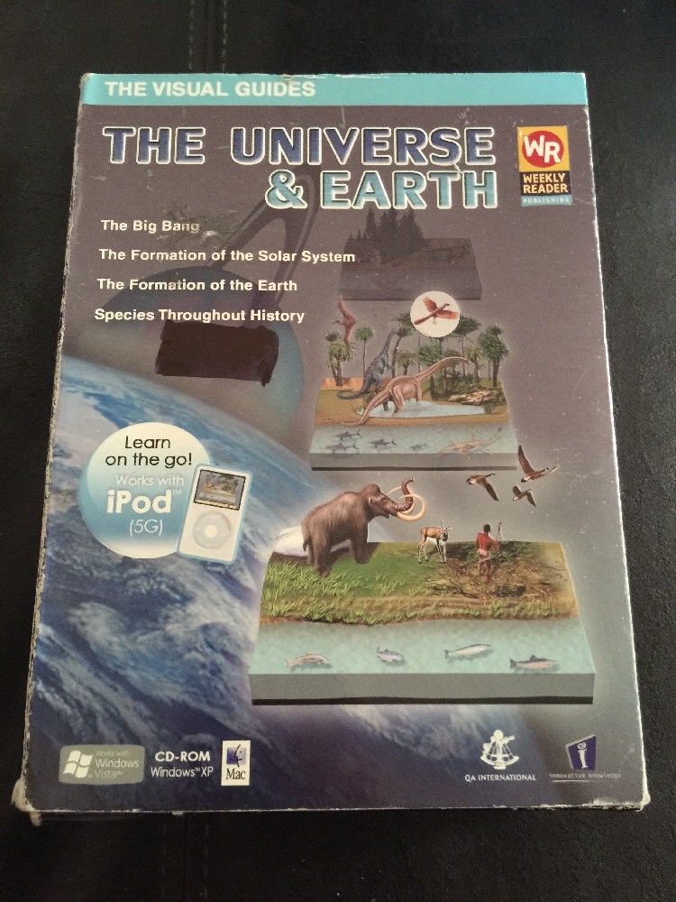 The Universe & Earth CD-ROM Windows Vista / Mac ☆NEW☆