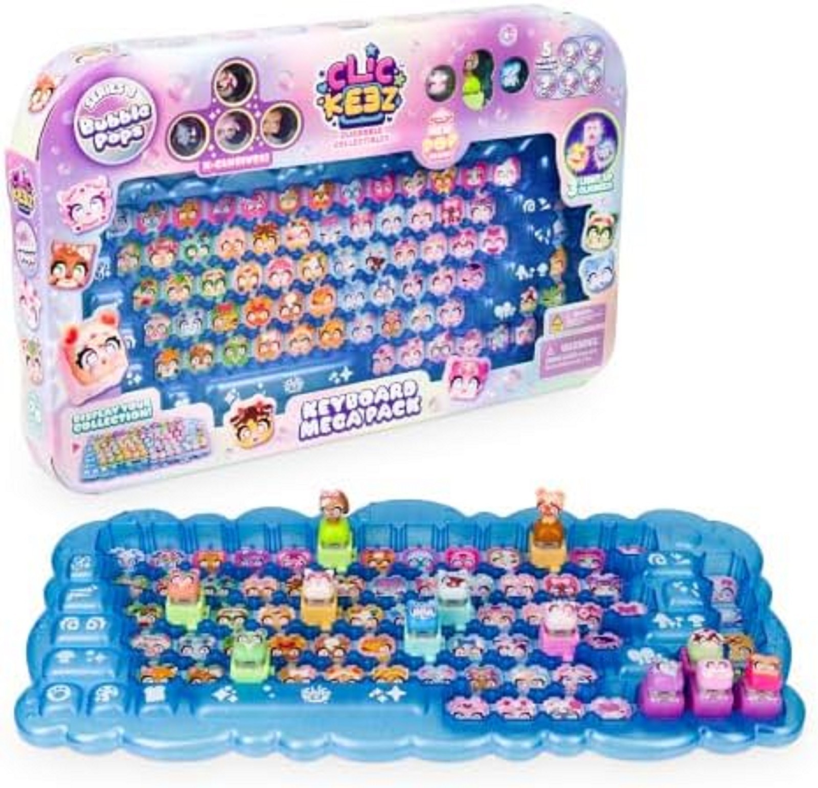 Clickeez Series 3 Keyboard Mega Pack | Includes a Keyboard Collectors Case & ...