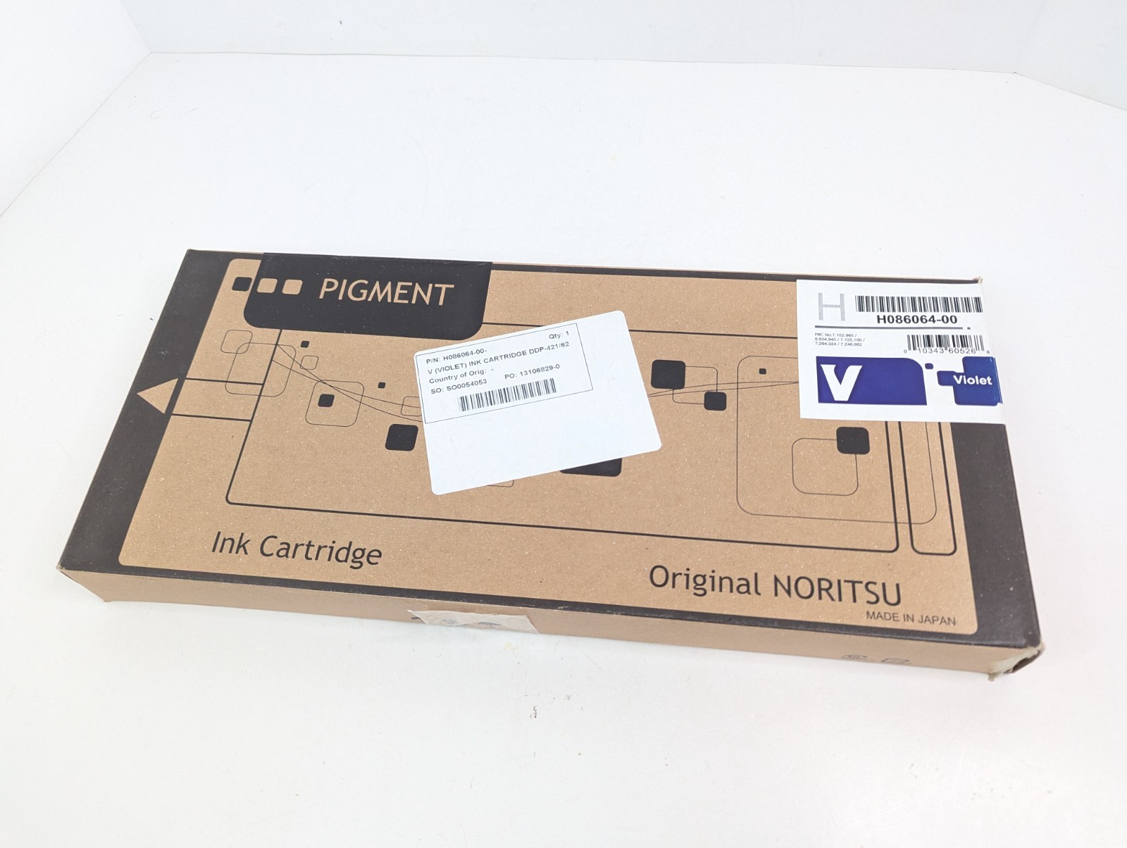 Noritsu Ink Cartridge Violet H086064-00 Japan 09/2010 Sealed New