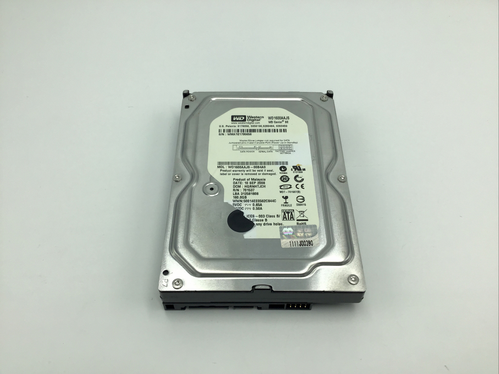 WD Blue Hard Disk Drive - 160GB 7200 RPM 3.5" WD1600AAJS-00B4A0