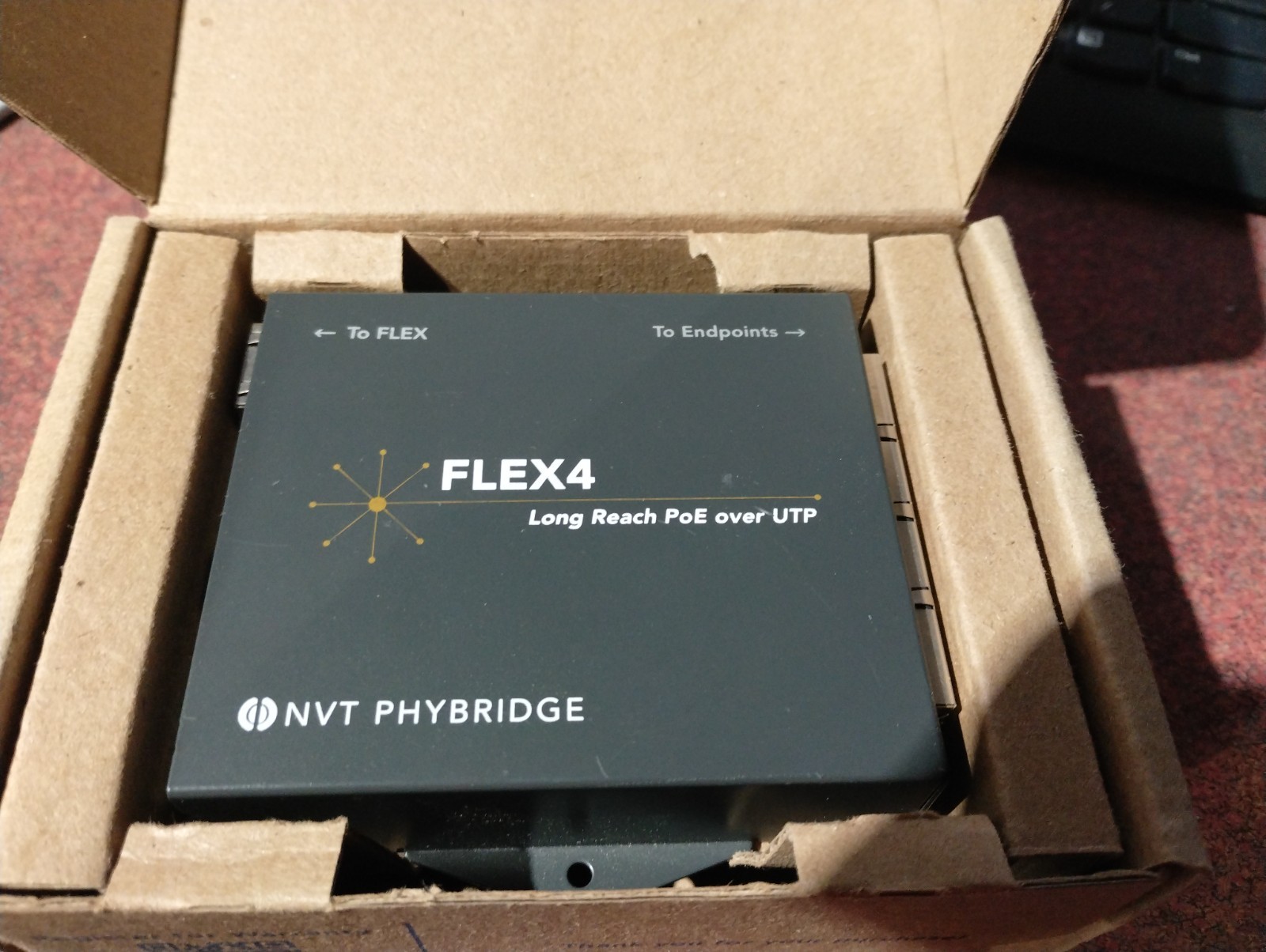 NVT Phybridge Flex4 Long Reach PoE Over UTP NV-FLX-04