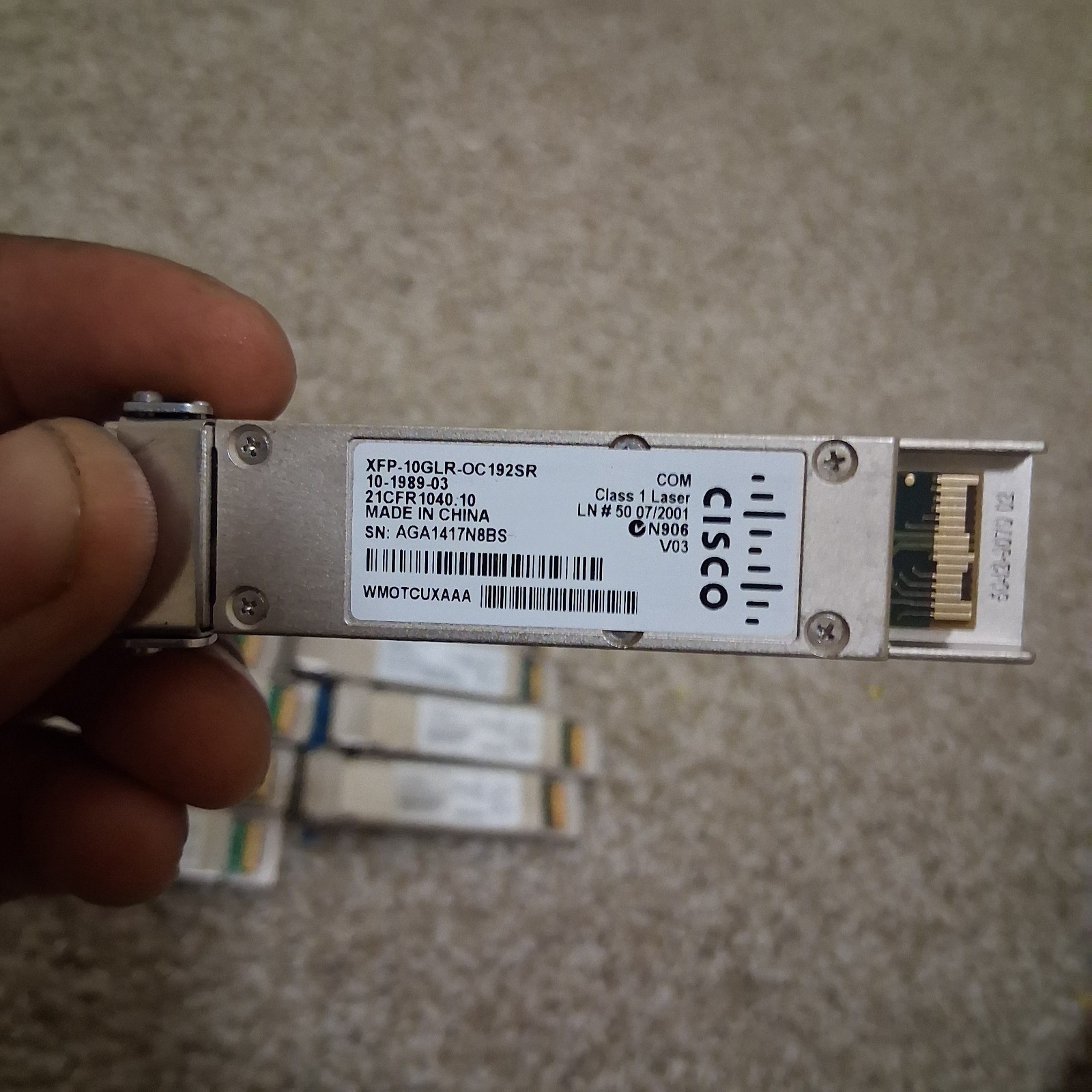 Cisco XFP-10GLR-OC192SR DWDM Module Multirate XFP Module  *Original*