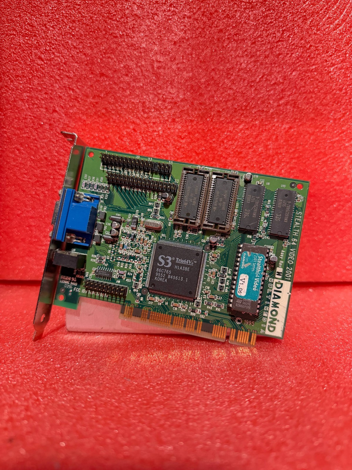 1995 Diamond Stealth 64 Video 2001 PCI Graphics Card S3 video