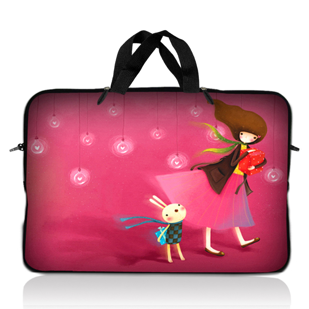 17.3" 17.4" NEOPRENE LAPTOP NOTEBOOK SLEEVE BAG CASE POUCH W HANDLE FIT 16" 17"