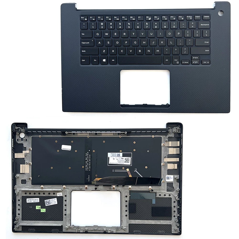 New For Dell XPS 9570 7590 Precision 5530 5540 0JG1FC Palmrest Keyboard Backlit