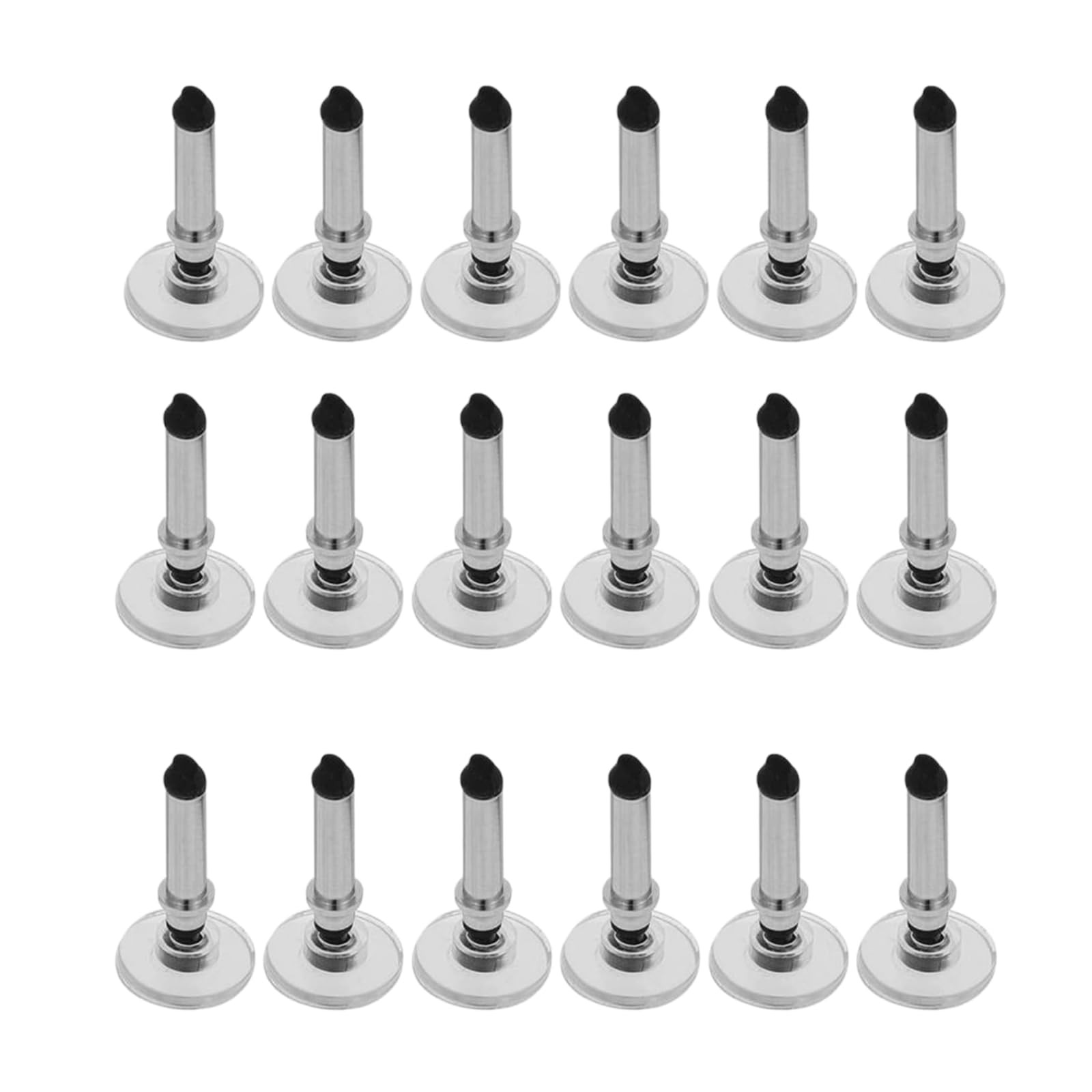 18Pcs Silver Universal Stylus Replacement Tips, Disc Tips 