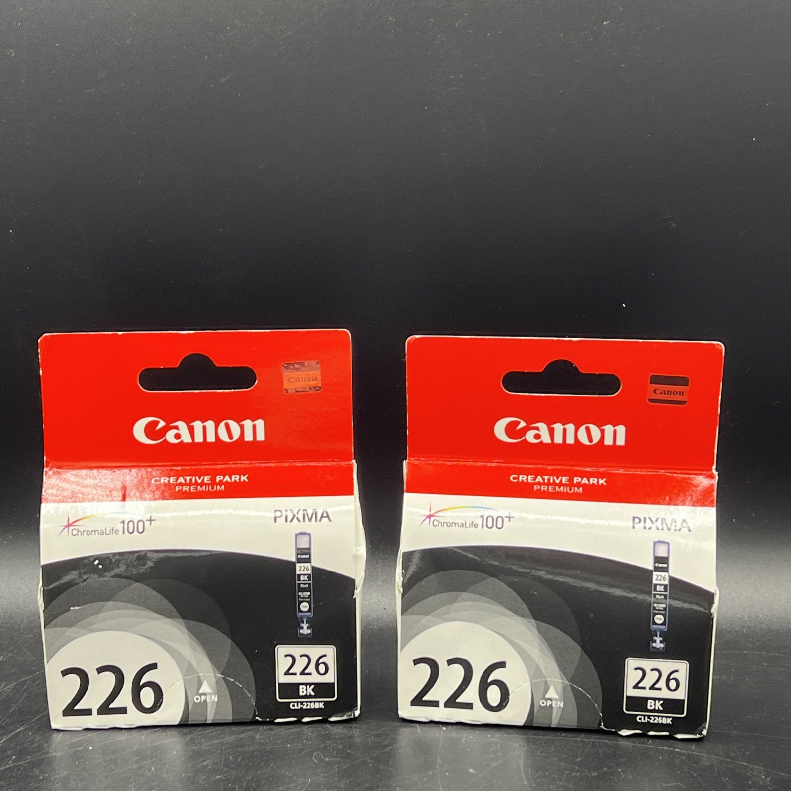 Genuine Canon Pixma Series 226 BK Black Lot Of 2 **Read**
