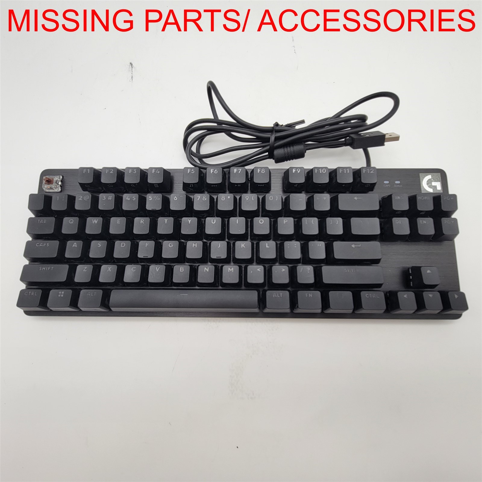 Logitech G413 TKL SE Mechanical Gaming Keyboard Tactile Switches, Black *READ*