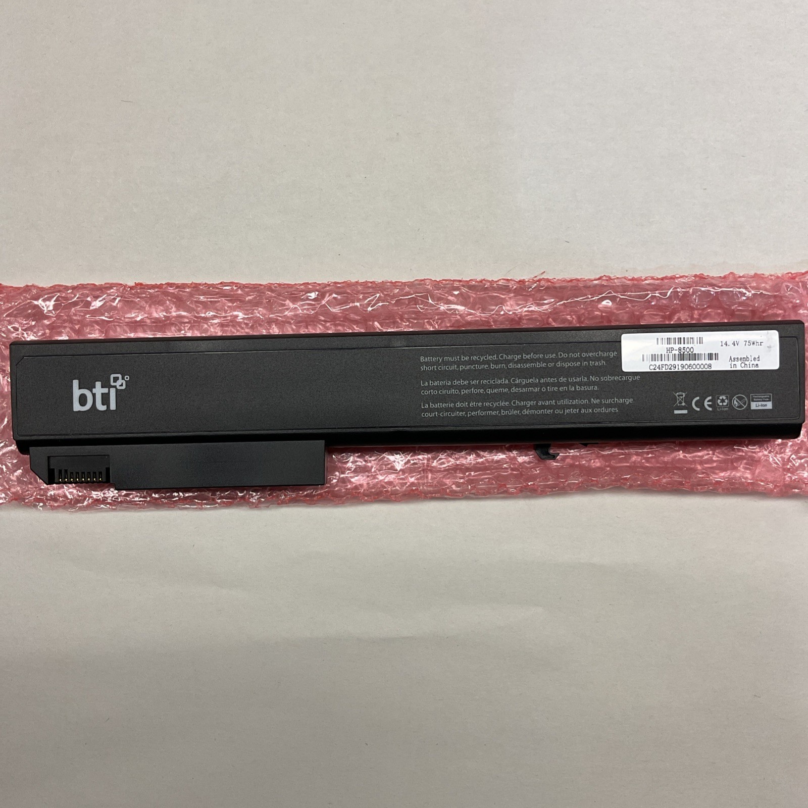 BTI-HP-8500 _ Notebook  Replacement Battery C24FD29190600008 OPEN BOX