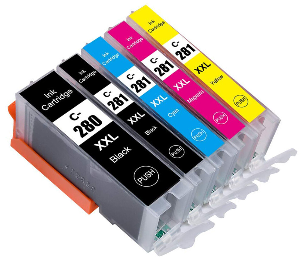 Premium Ink Cartridge for PGI-280XXL CLI-281 Canon TS9521C TR8620A TS702A TR8622