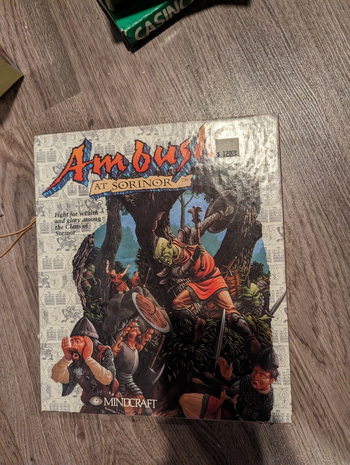 Ambush at Sorinor IBM PC Big Box Game Mindcraft 3.5" 