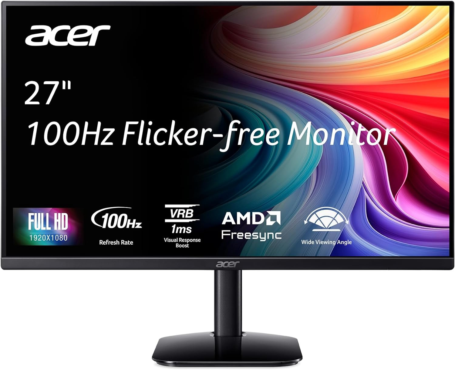KB272 E0Bi 27" IPS Full HD (1920 X 1080) Zero-Frame Gaming Office Monitor AMD Fr