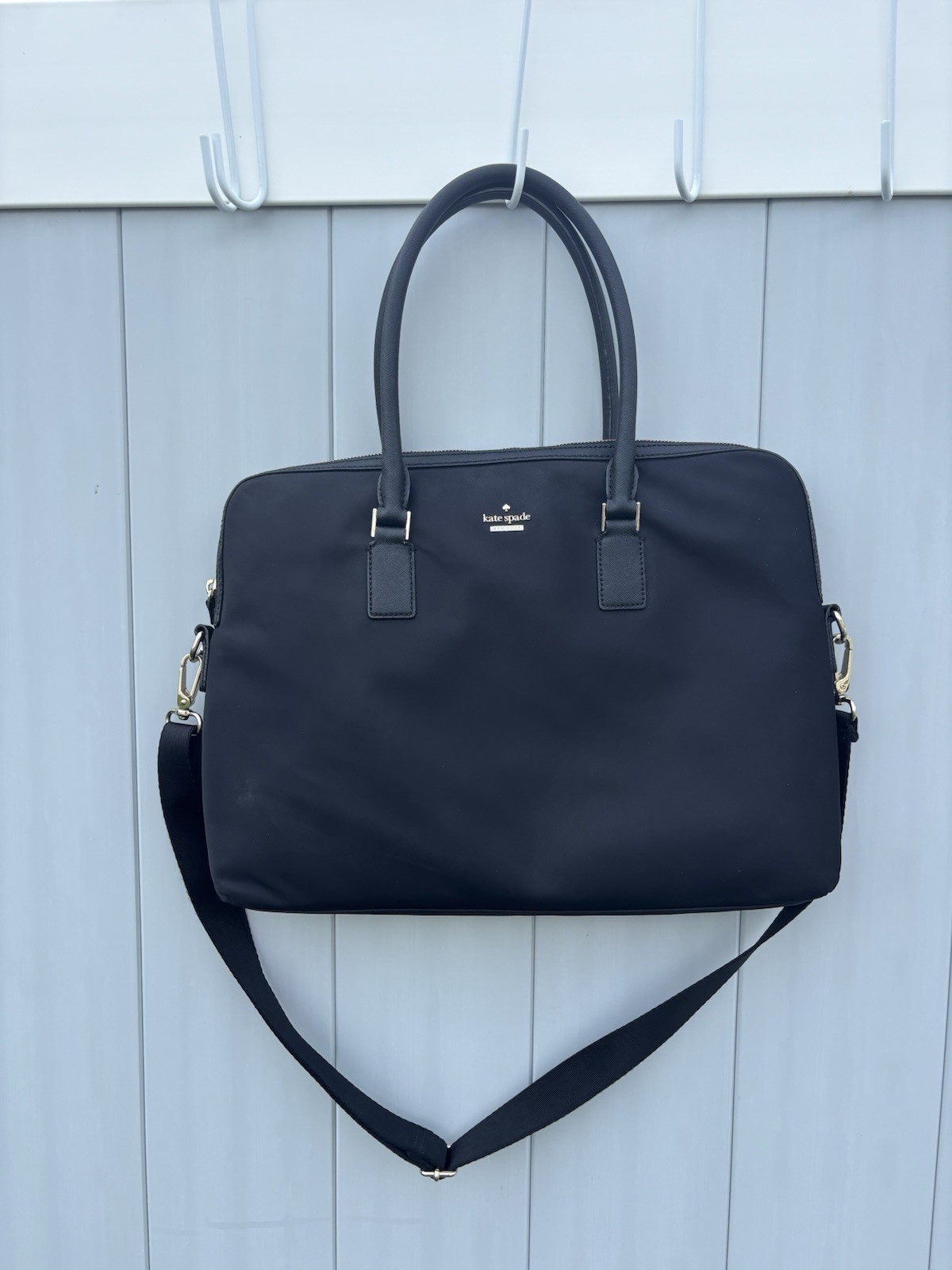 Kate Spade Briefcase/Messenger Bag, Gold Hardware, Interior Organization, NWOT
