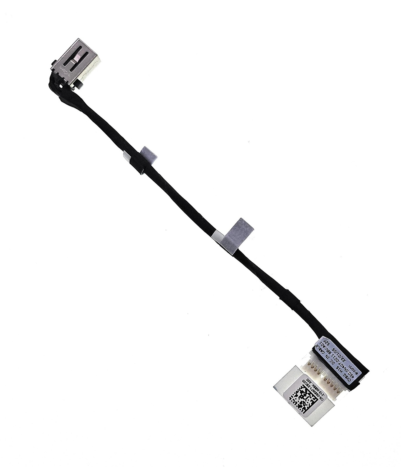PHONSUN DC in Power Jack Charging Port Cable Replacement for Dell Black