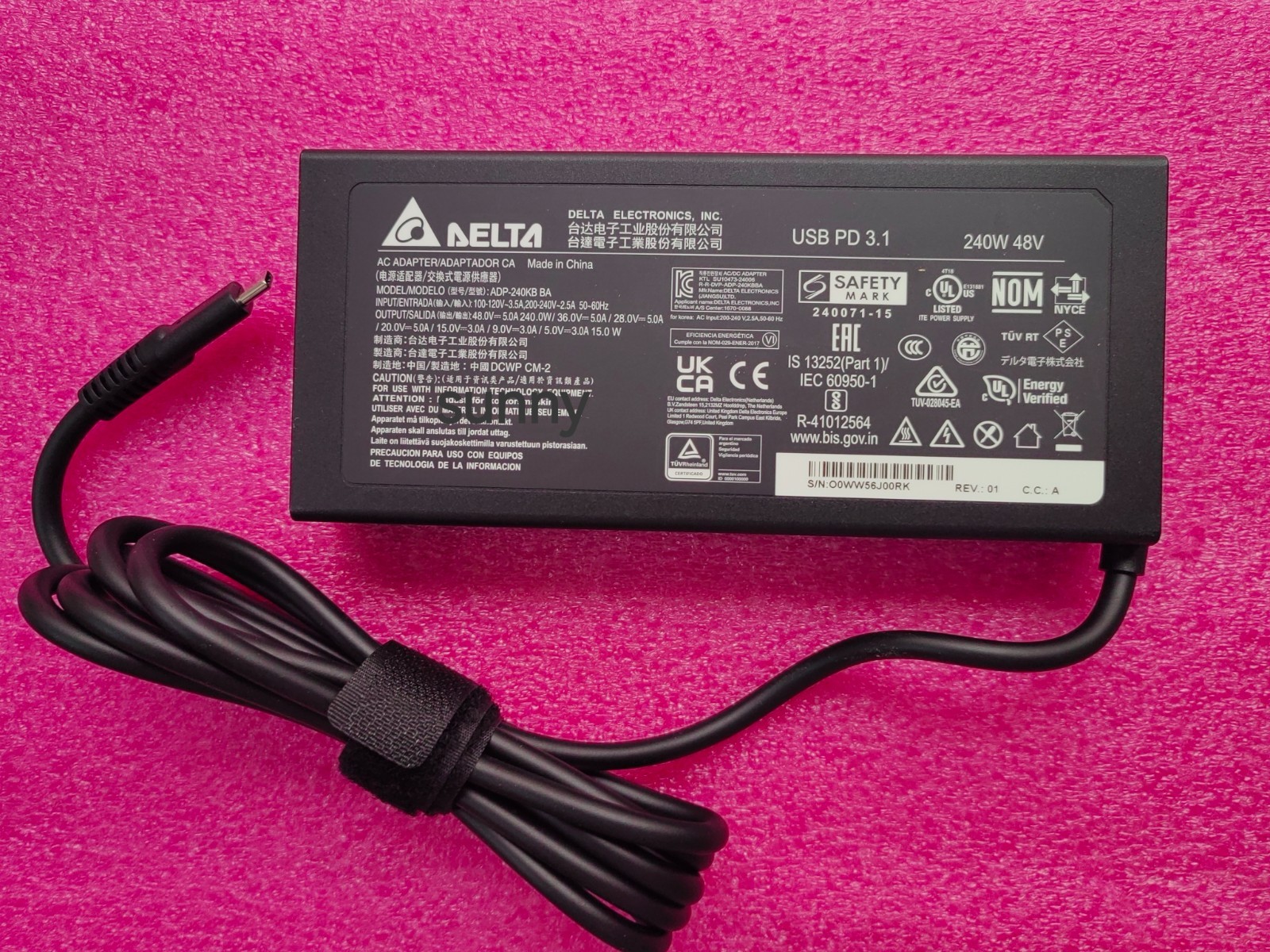 48V 5A ADP-240KB BA For GIGABYTE AI TOP ATAGB10-9000 Delta 240W Adapter Original