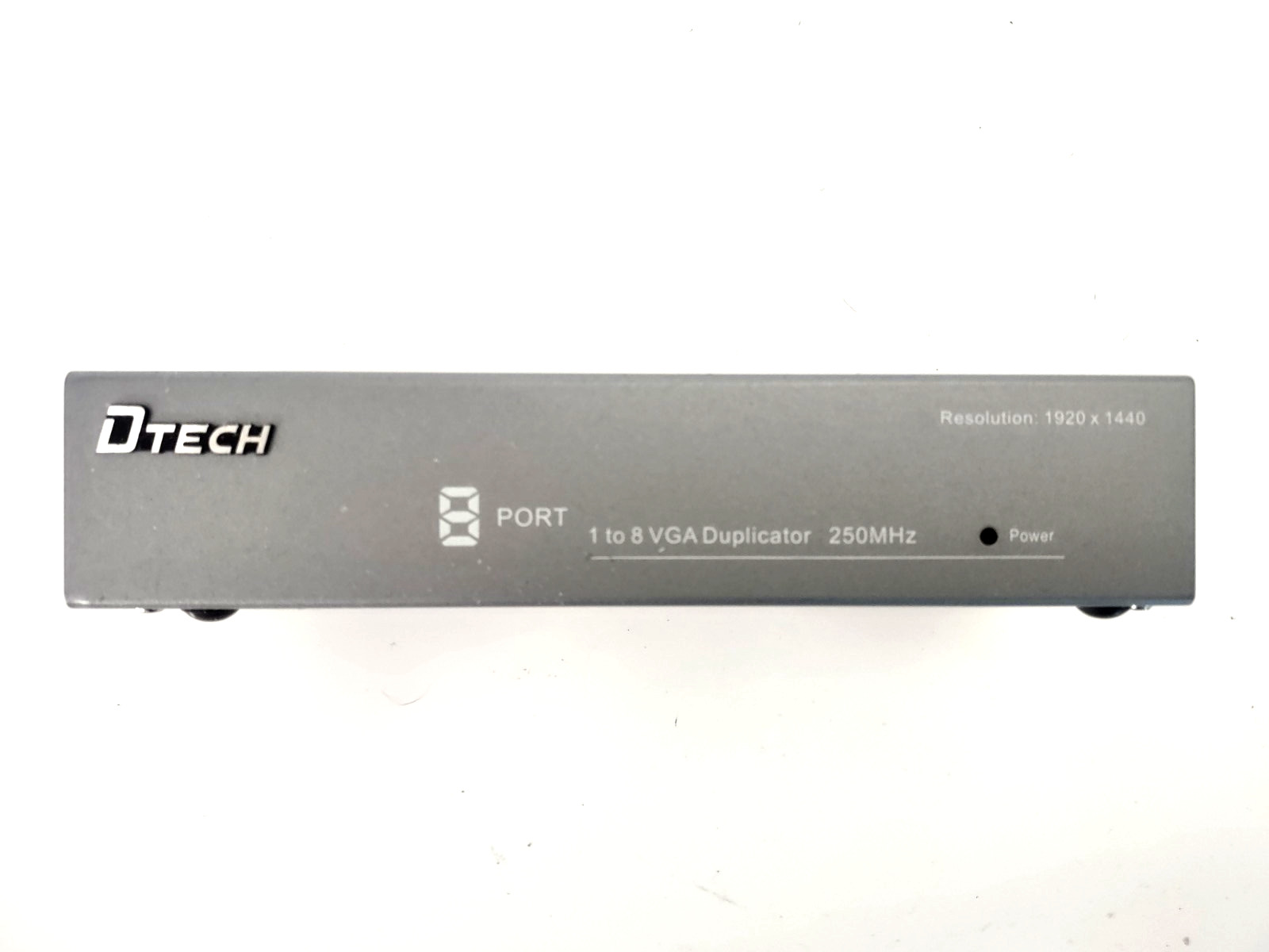D-Tech DT-7258 VGA Splitter Splits 1 Signal into 8 Runs 8 Monitors 1920 1440