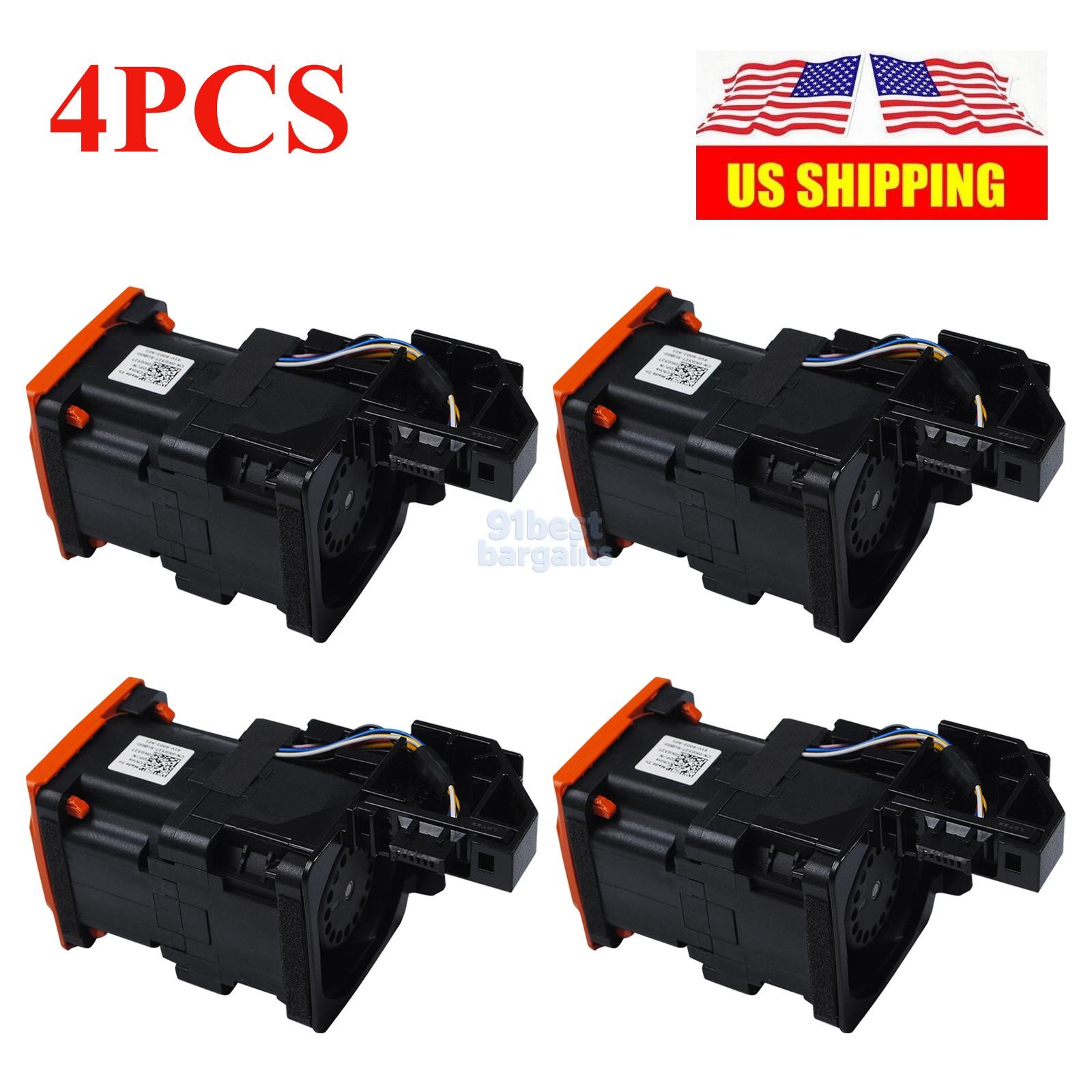 4PCS For Dell EMC PowerEdge R640 CPU Cooling High Performance Fan KG52T CY92P