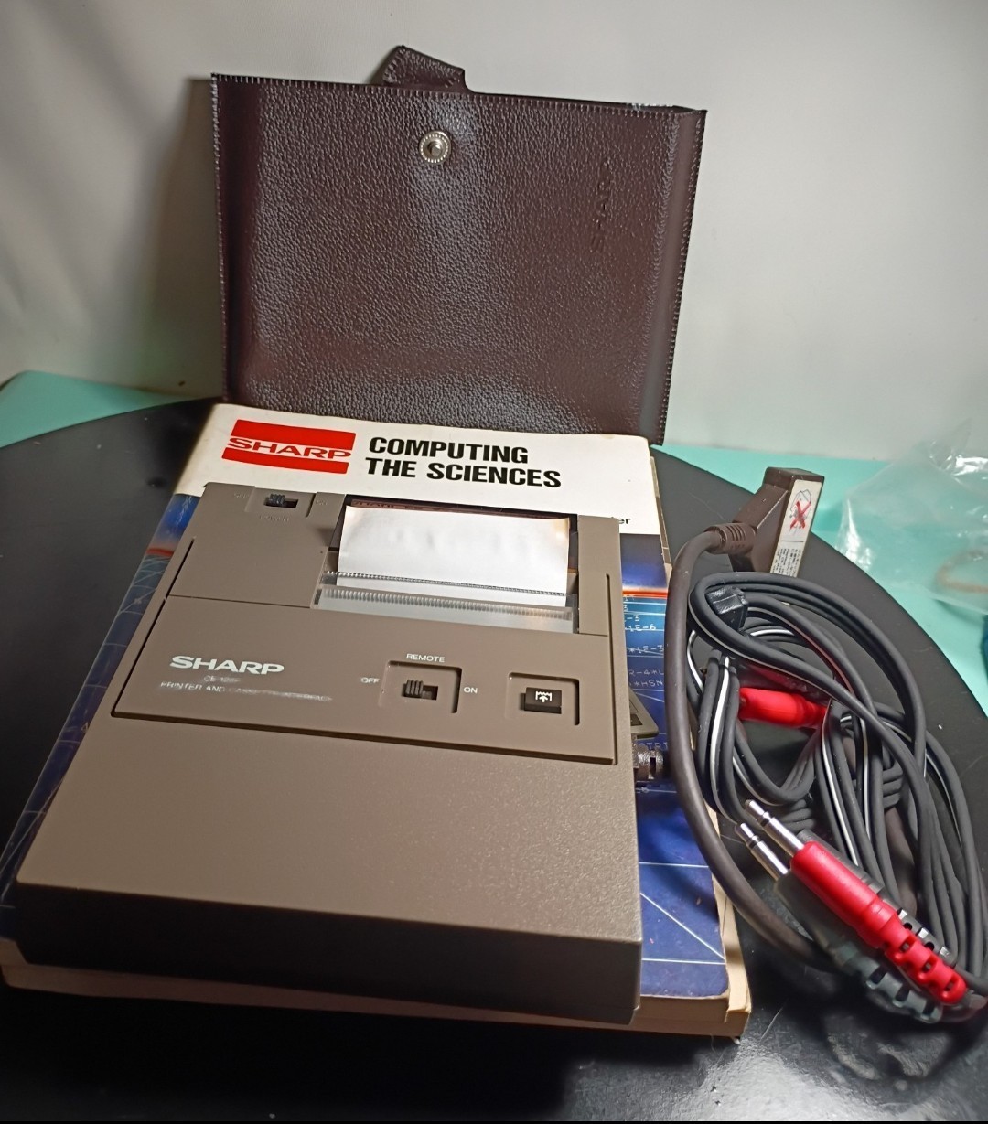 Vintage Sharp CE-126P Printer & Cassette Interface Rare with Instructions & Case