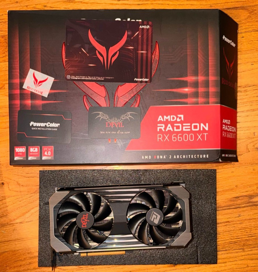 PowerColor Red Devil AMD Radeon RX 6600 XT 8GB GDDR6 Graphics Card