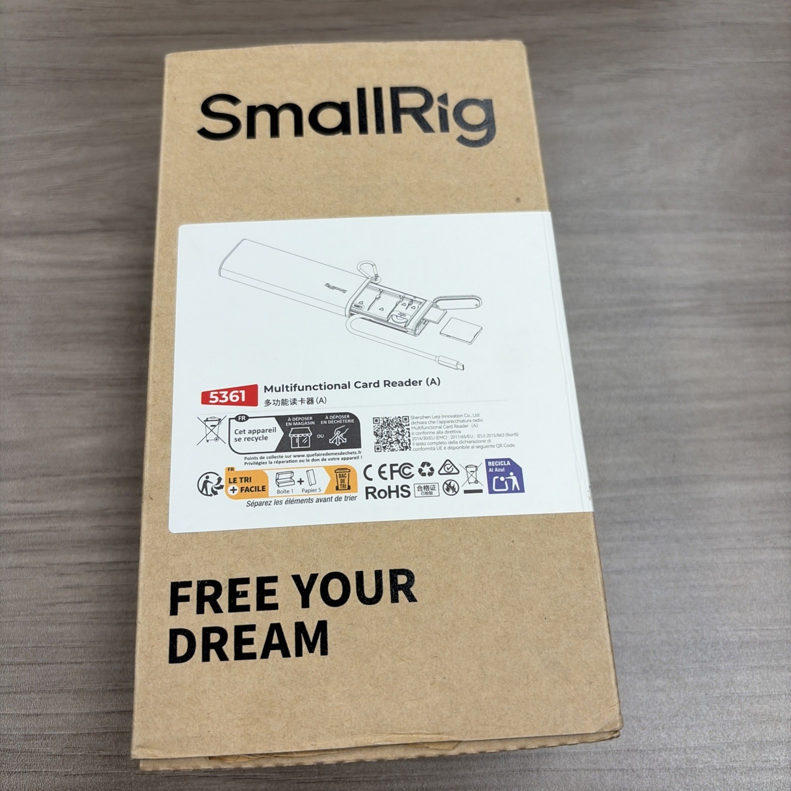 SmallRig Multifunctional Card Reader & Card Holder CFexpress Type A, 10Slot 5361