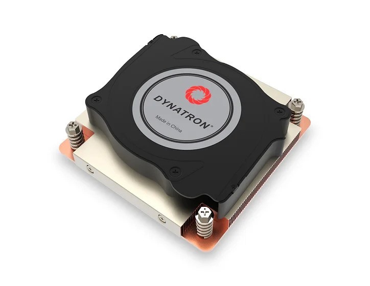 Dynatron Q7 1U Server Active CPU Cooler Intel LGA 1700 1851 Copper Vapor Chamber