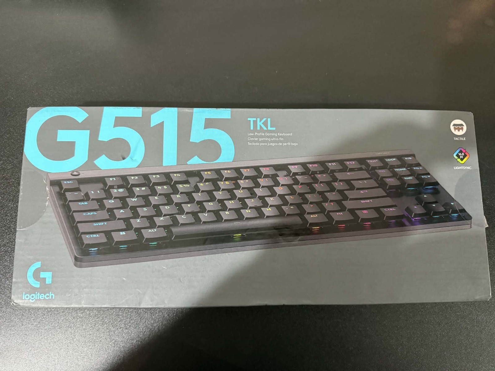 New Logitech G515 TKL Wired Low Profile Gaming Keyboard: RGB, USB-C, Mechanical