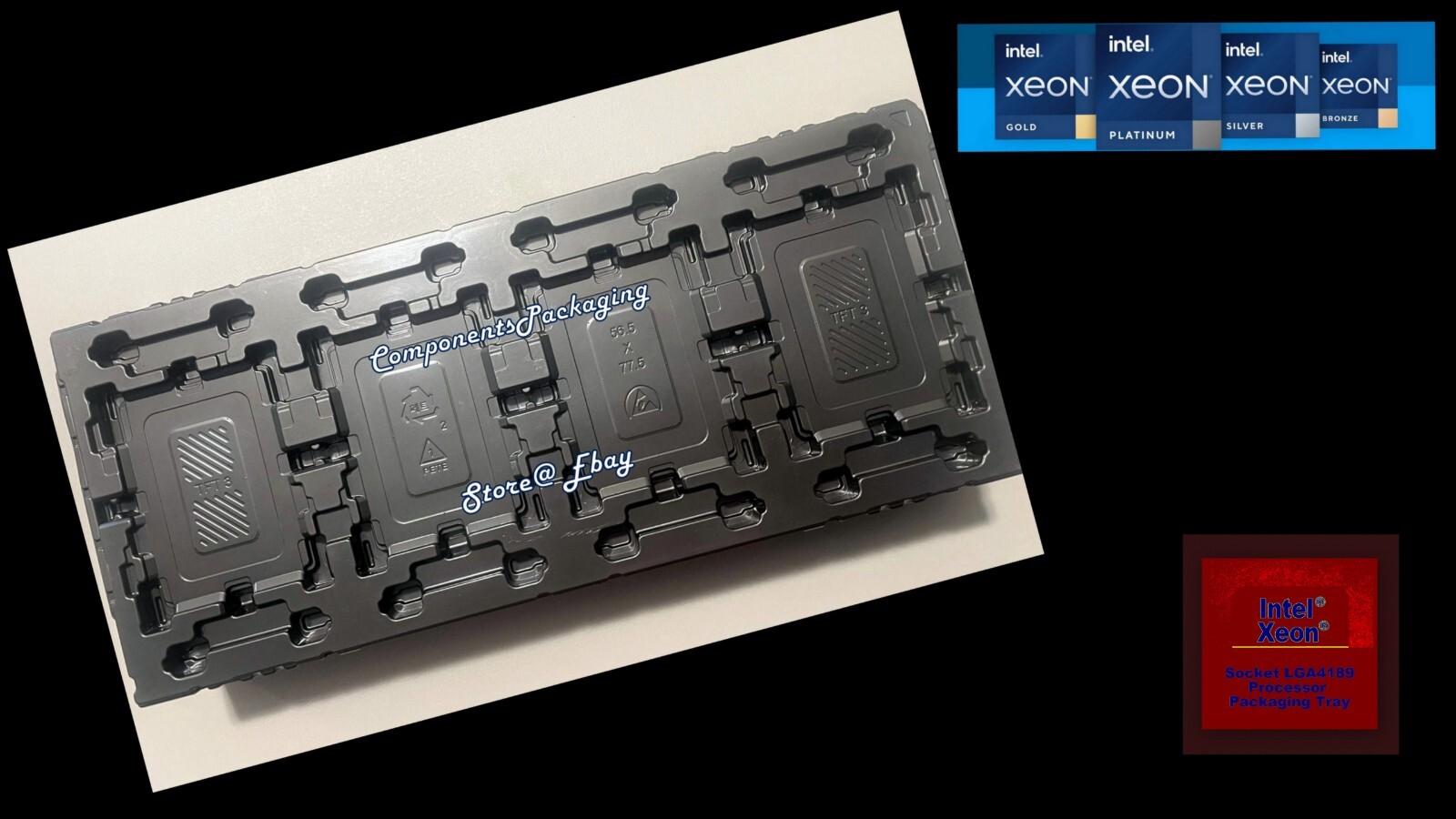 Intel Xeon Gold 6000's 5000's CPU Tray for LGA4189 Processor Lot of 2 5 12 18 30