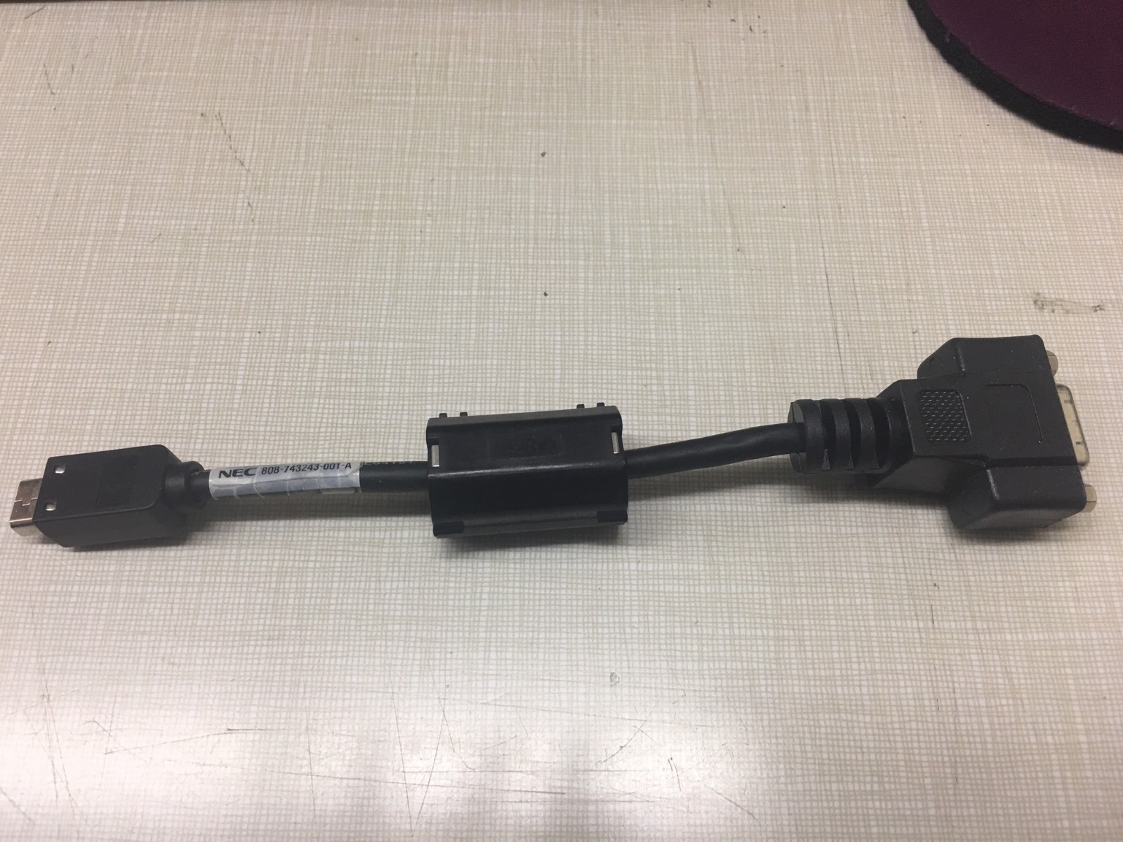 VGA Cable for NEC Mobile Pro 700/900 Series,770,780,900C Part # 808-843243-00-A