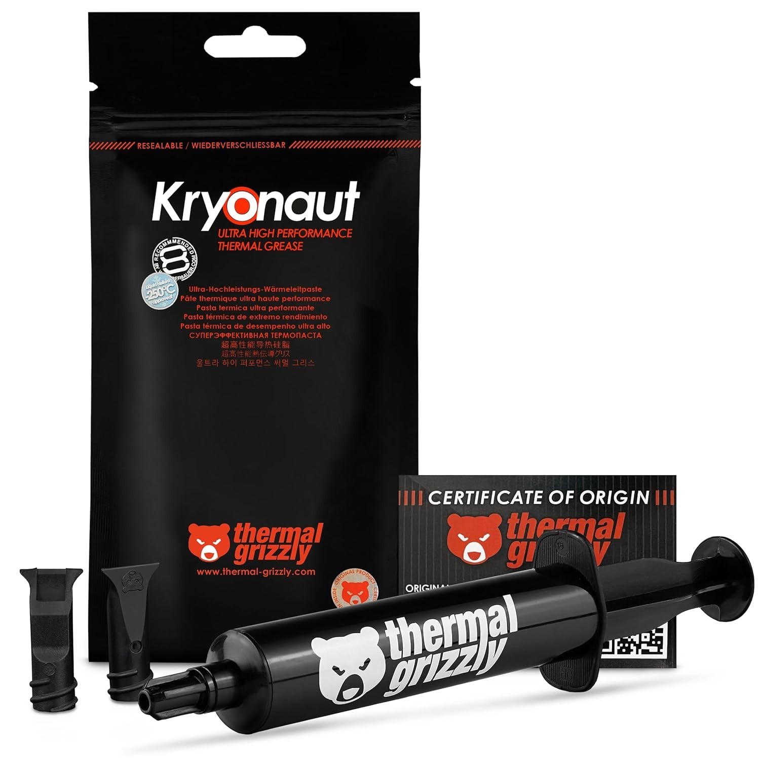 Thermal Grizzly Kryonaut - High Performance Thermal Paste for Cooling Processors