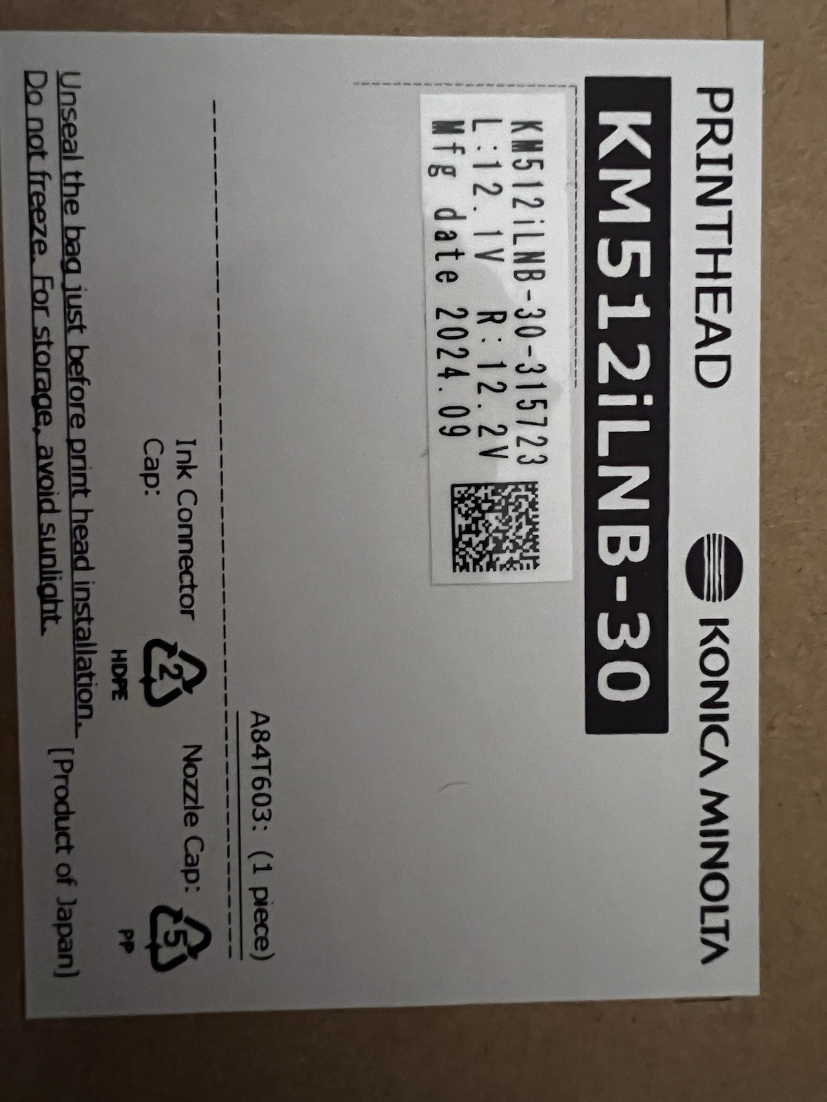 Konica 512i LNB 30 Print head