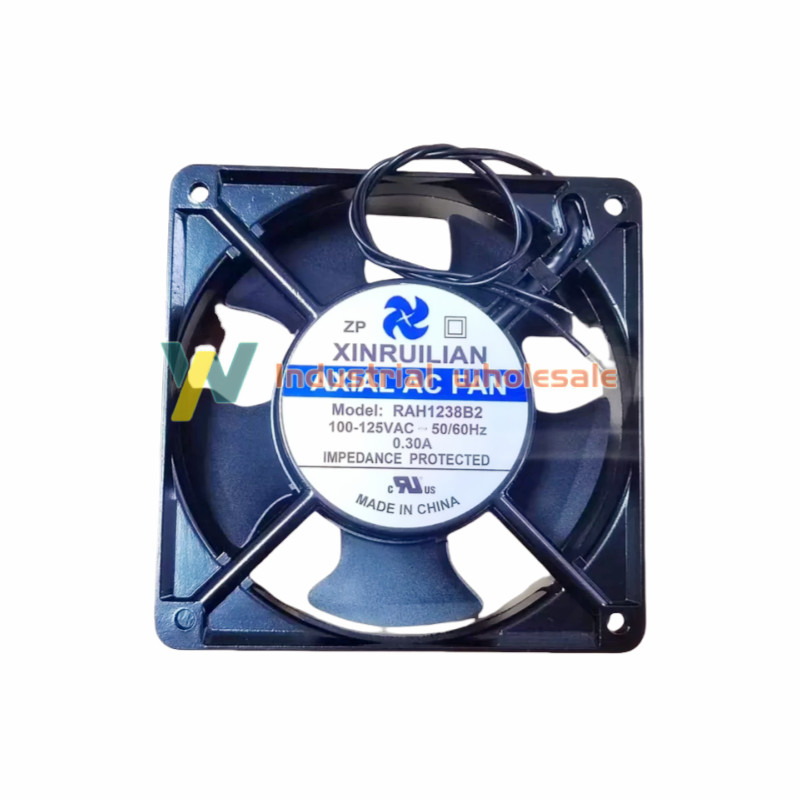1PC new RUILIAN SCIENCE Fan RAH1238B2 AC 100V-125V 0.30A 2 Wire 120×120×38mm