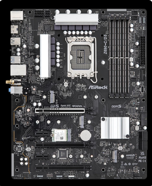 For ASRock Z690-C/D5 Motherboard LGA1700 DDR5 ATX