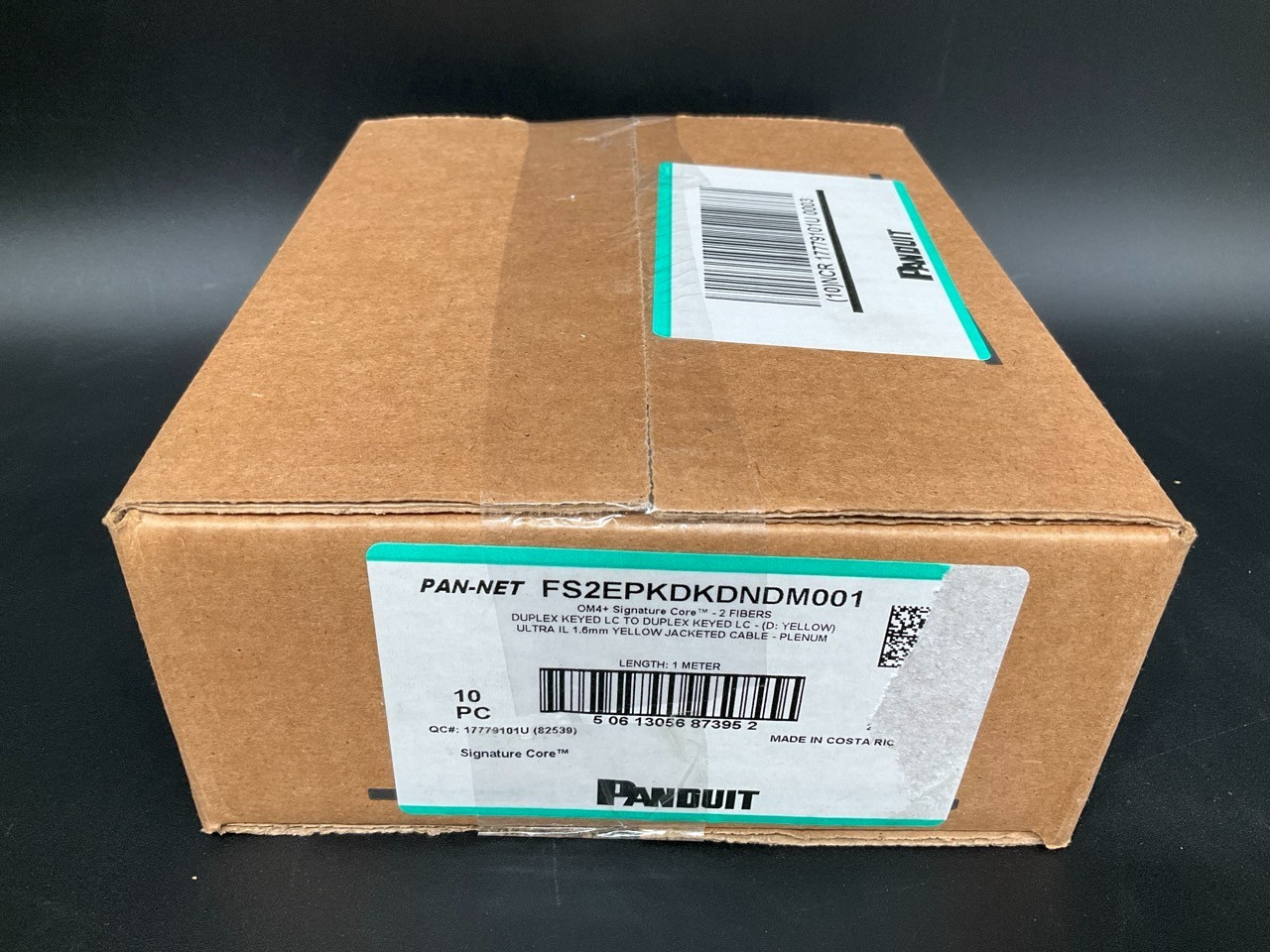 Panduit Opti-Core Fiber Optic MMF OM4 Patch Cable 1m FS2EPKDKDNDM001 10 pack