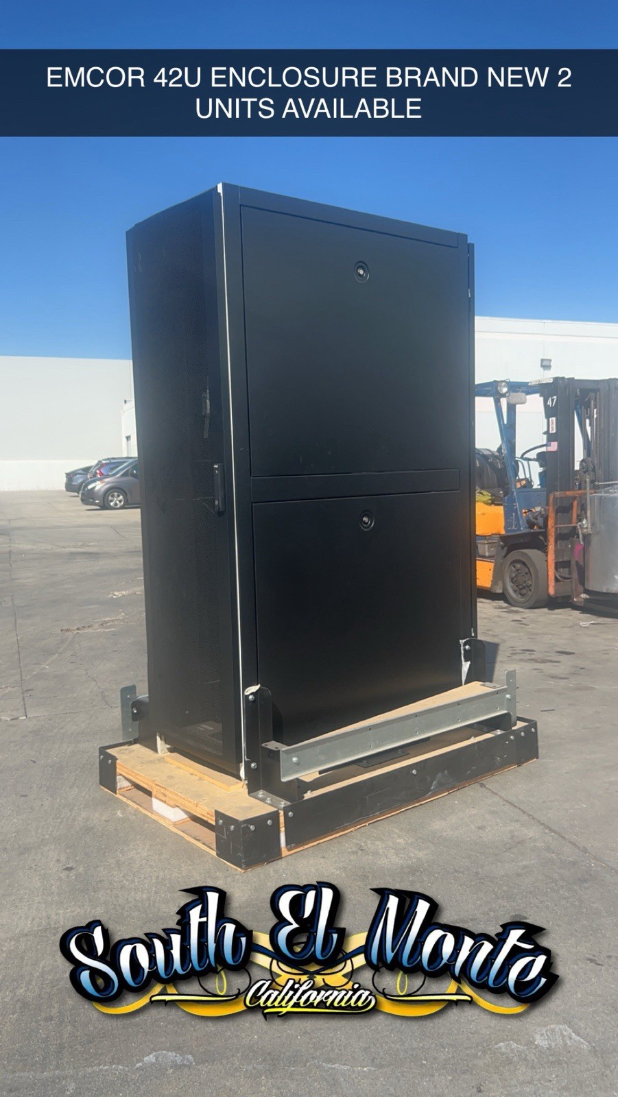42U SERVER DATA CENTER RACK NEW EMCOR