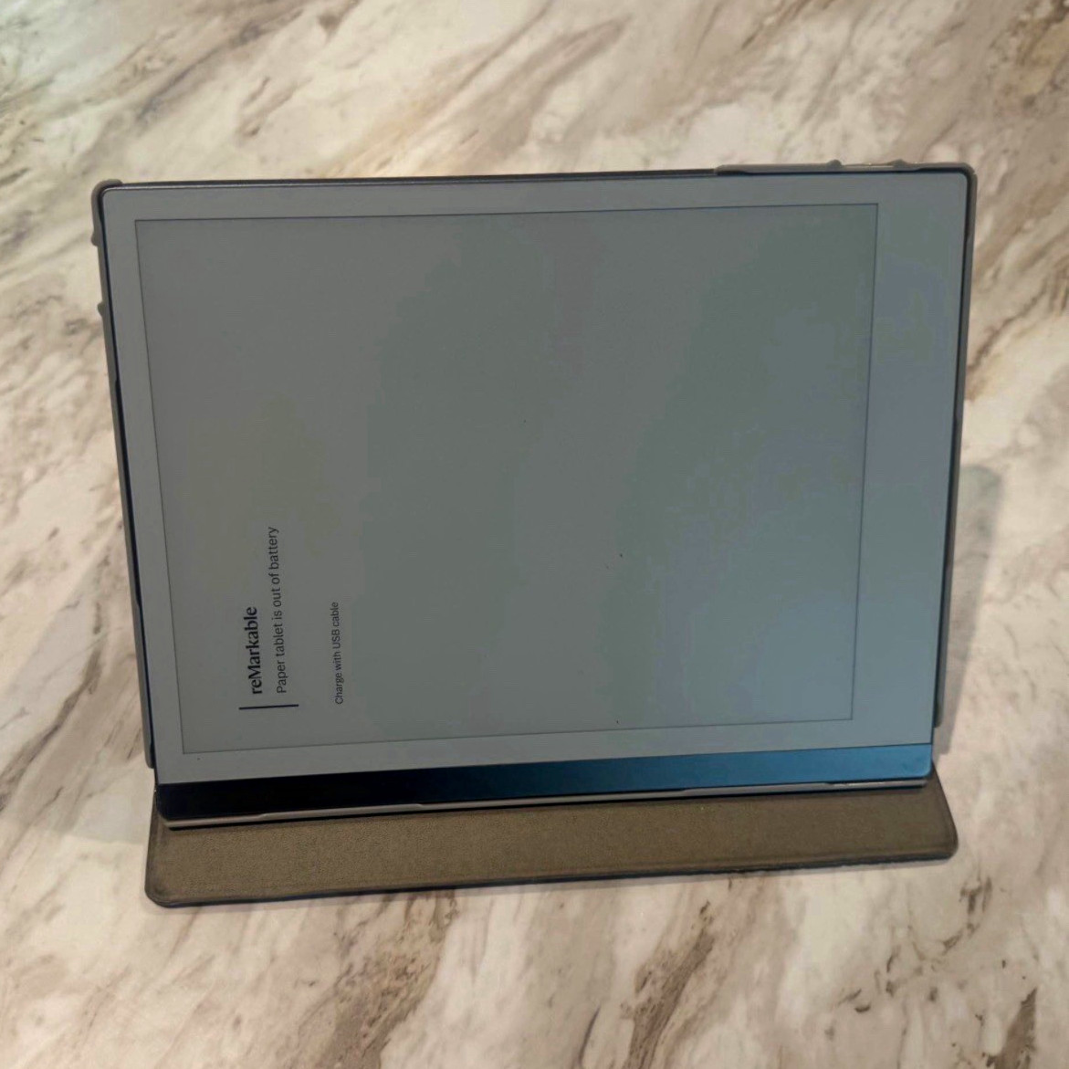 reMarkable Paper Tablet Folding Folio Case Gray with Pencil Holder Stand